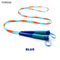 Длинная пластиковая синь 2.8m спортзала тренировки скорости веревочки скачки поделенная на сегменты
