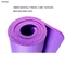 циновка йоги фитнеса 1 дюйма материал циновки йоги 36 x 84 голубой черный Nbr пенится 10mm 20mm